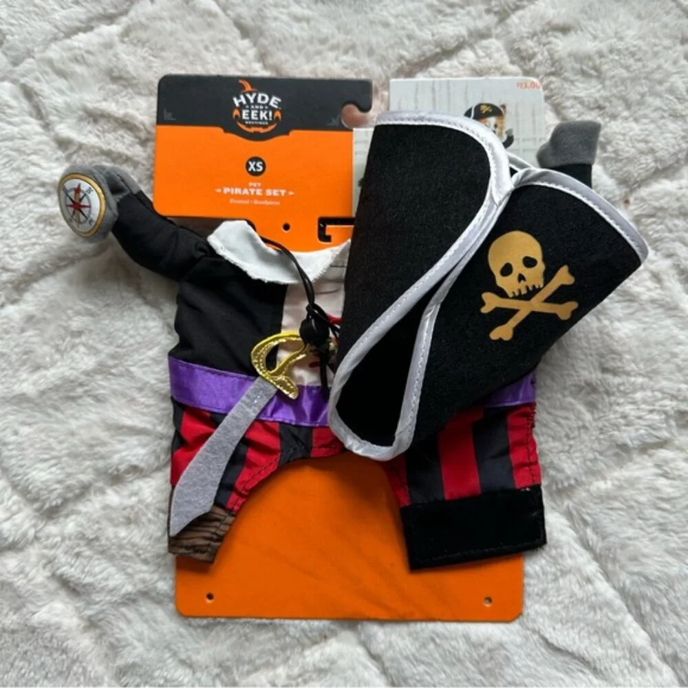 Hyde & EEK! Boutique | Pirate Dog and Cat Costume | Size Extra Small